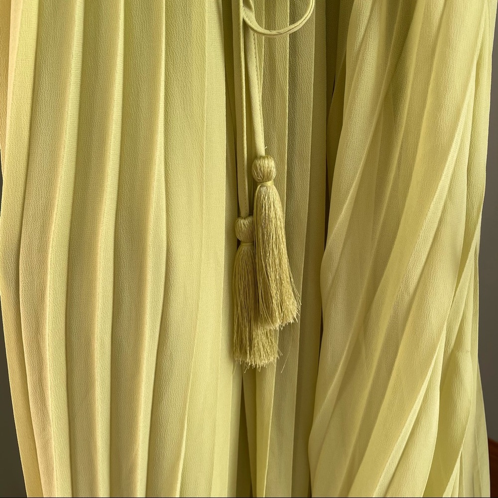 SOLD Madison Lime Green Maxi Dress Small NWT - Picture 11 of 15